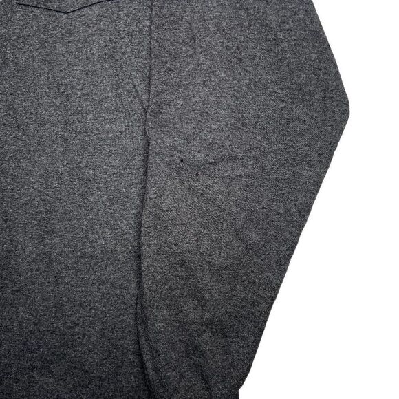 Carhartt Shirt Men's Size XL Grey Loose Fit Heavyweight Long Sleeve Pocket Tee - Picture 5 of 9